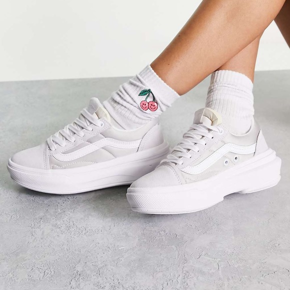 Vans Shoes - Vans Old Skool Overt Sneakers | Light Grey